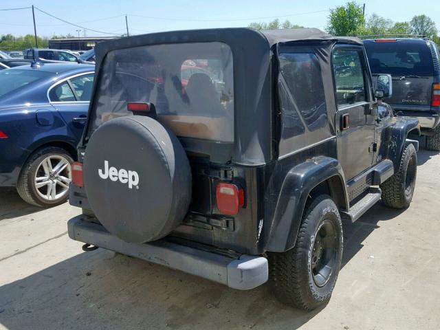 1J4FA59S1YP725676 - 2000 JEEP WRANGLER / BLACK photo 4