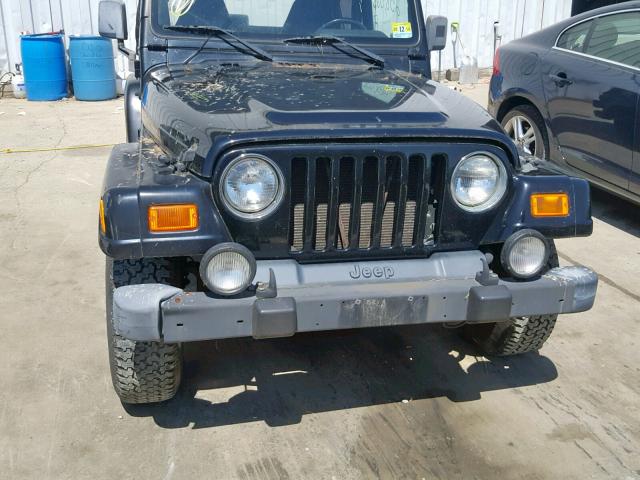 1J4FA59S1YP725676 - 2000 JEEP WRANGLER / BLACK photo 9