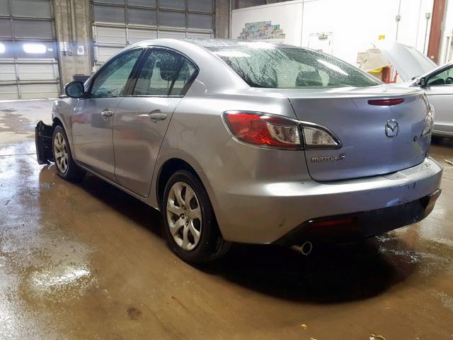 JM1BL1SF8A1106425 - 2010 MAZDA 3 I GRAY photo 3