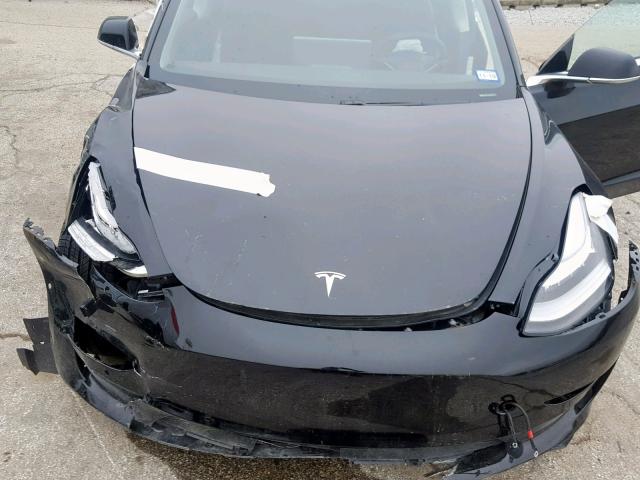 5YJ3E1EA0JF101502 - 2018 TESLA MODEL 3 BLACK photo 7