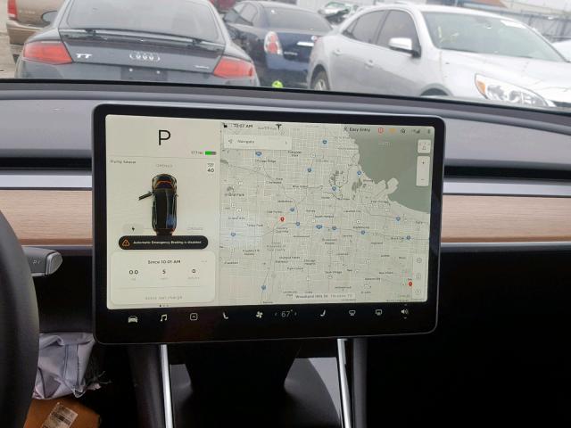 5YJ3E1EA0JF101502 - 2018 TESLA MODEL 3 BLACK photo 9