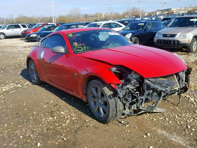 JN1AZ34E13T005277 - 2003 NISSAN 350Z COUPE RED photo 1