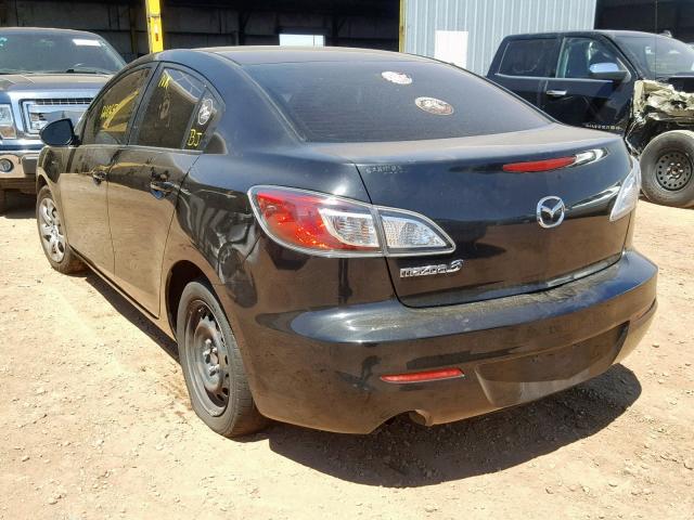 JM1BL1UG4C1578758 - 2012 MAZDA 3 I BLACK photo 3