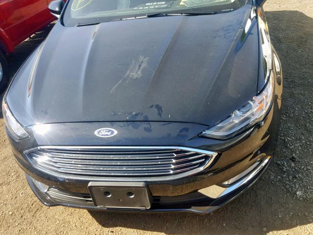 3FA6P0G71JR285386 - 2018 FORD FUSION S BLACK photo 9