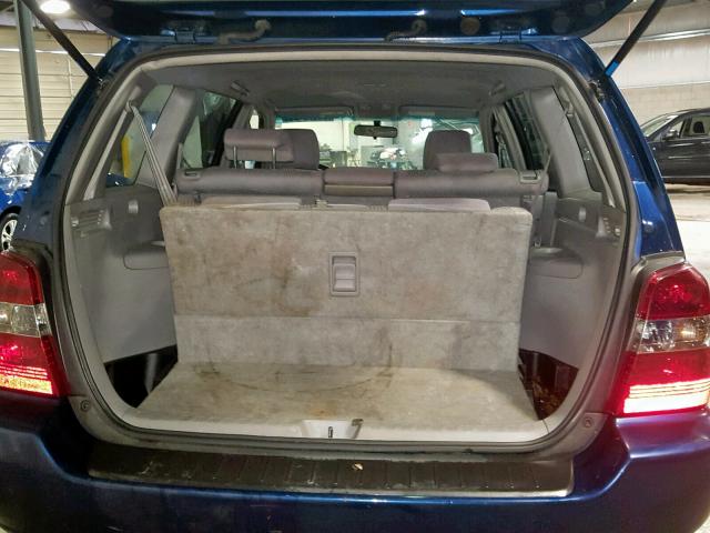 JTEEP21A570227226 - 2007 TOYOTA HIGHLANDER BLUE photo 9