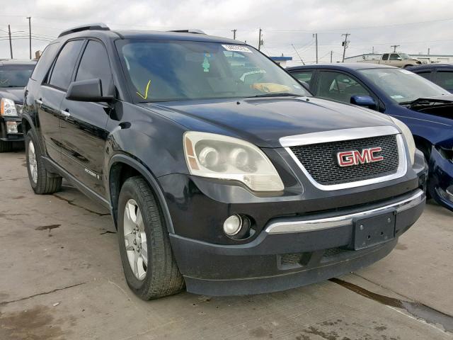 1GKER13708J268888 - 2008 GMC ACADIA SLE BLACK photo 1