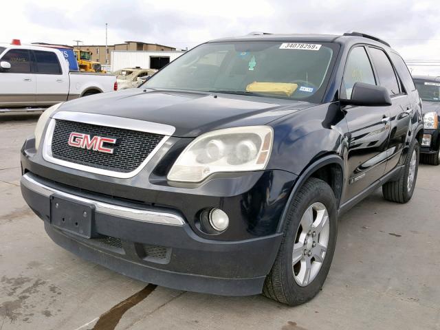 1GKER13708J268888 - 2008 GMC ACADIA SLE BLACK photo 2