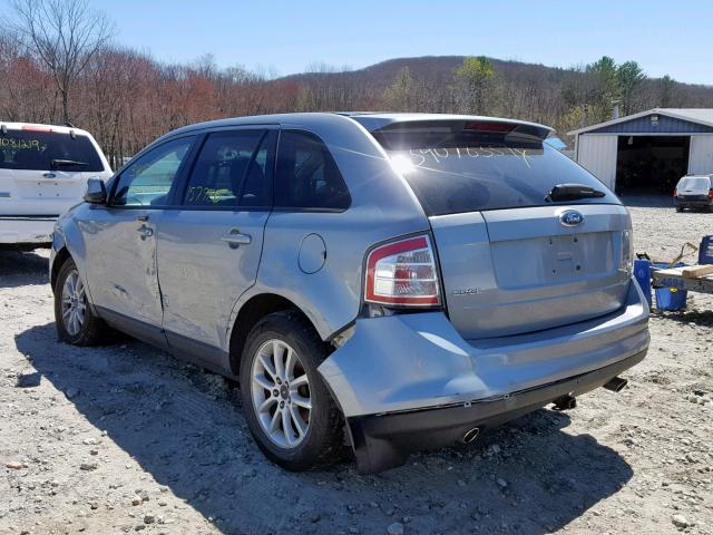 2FMDK48C07BA66358 - 2007 FORD EDGE SEL GRAY photo 3