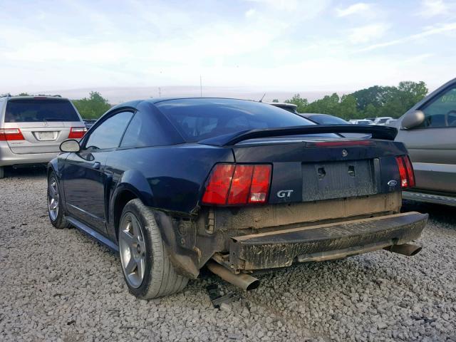 1FAFP42X4YF123306 - 2000 FORD MUSTANG GT BLACK photo 3