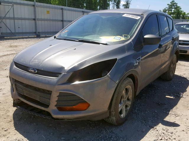 1FMCU0F76EUC44527 - 2014 FORD ESCAPE S GRAY photo 2