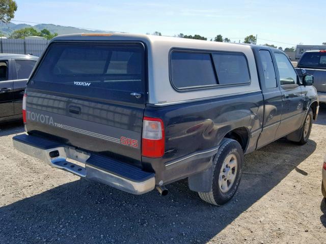 JT4VD12F0S0012086 - 1995 TOYOTA T100 XTRAC BLACK photo 4