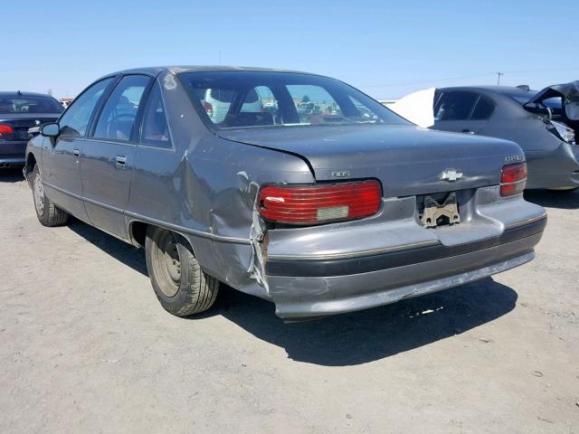 1G1BL53E8MW168338 - 1991 CHEVROLET CAPRICE GRAY photo 3