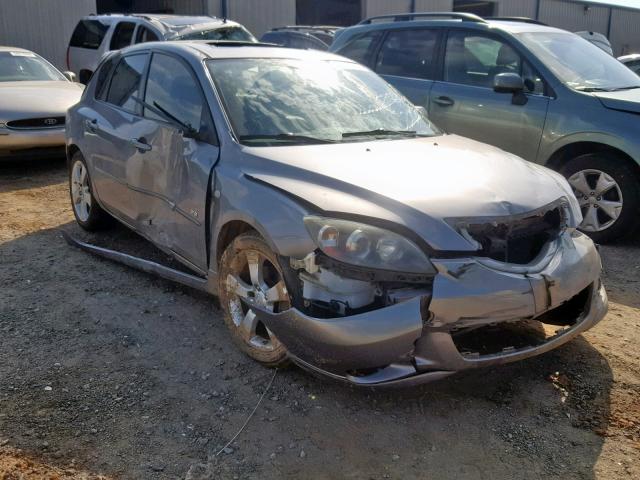 JM1BK343641211504 - 2004 MAZDA 3 HATCHBAC GRAY photo 1