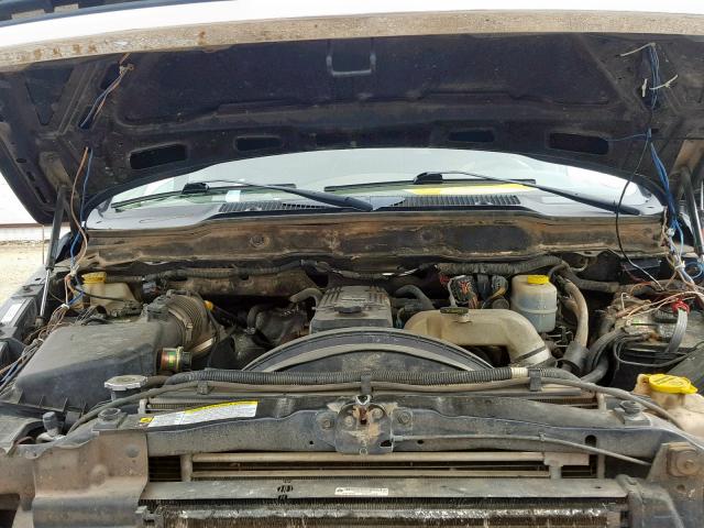 3D7KR28C76G287856 - 2006 DODGE RAM 2500 S შავი ფოტო 7