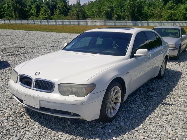 WBAGN635X4DS52926 - 2004 BMW 745 LI WHITE photo 2