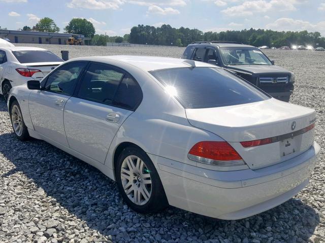 WBAGN635X4DS52926 - 2004 BMW 745 LI WHITE photo 3