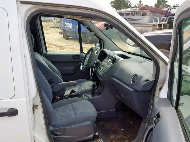 NM0LS7BN0DT134775 - 2013 FORD TRANSIT CO WHITE photo 5