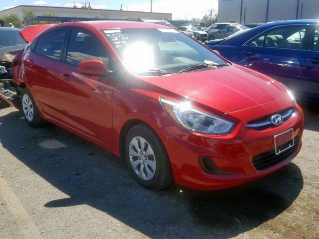 KMHCT4AE0GU067363 - 2016 HYUNDAI ACCENT SE RED photo 1