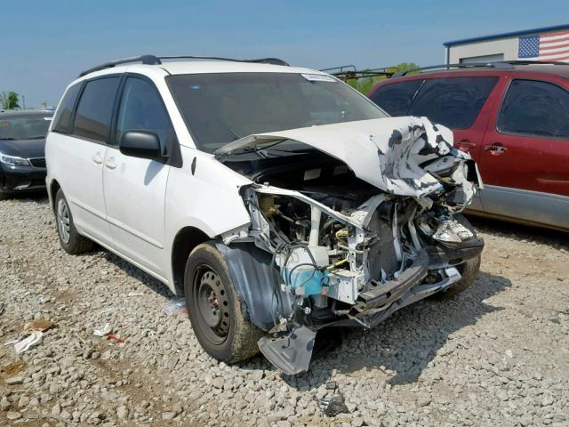 5TDZA23C46S546831 - 2006 TOYOTA SIENNA CE/ WHITE photo 1