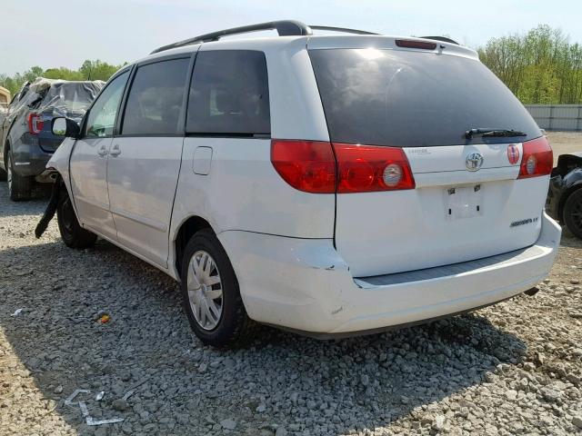 5TDZA23C46S546831 - 2006 TOYOTA SIENNA CE/ WHITE photo 3