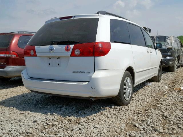 5TDZA23C46S546831 - 2006 TOYOTA SIENNA CE/ WHITE photo 4