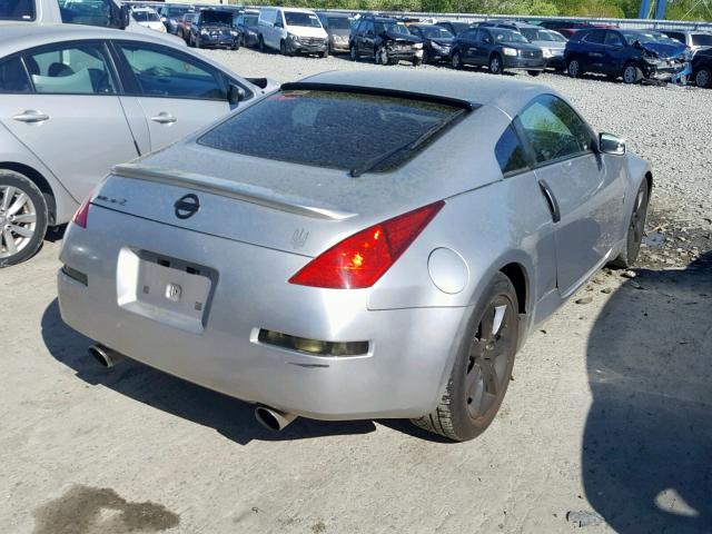 JN1AZ34E13T001813 - 2003 NISSAN 350Z COUPE SILVER photo 4