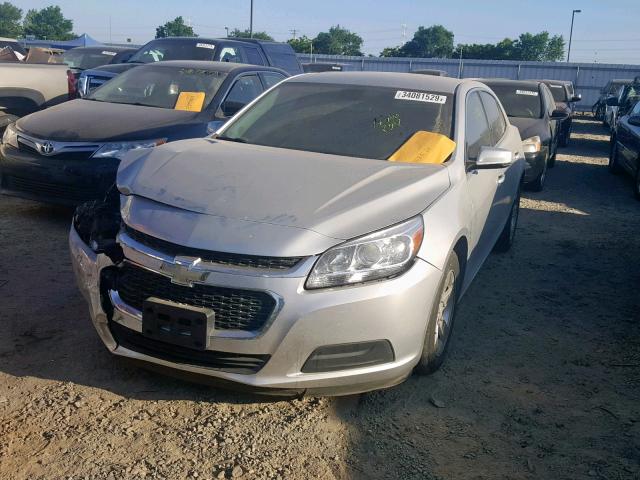 1G11C5SLXFF193384 - 2015 CHEVROLET MALIBU 1LT 银色 照片 2