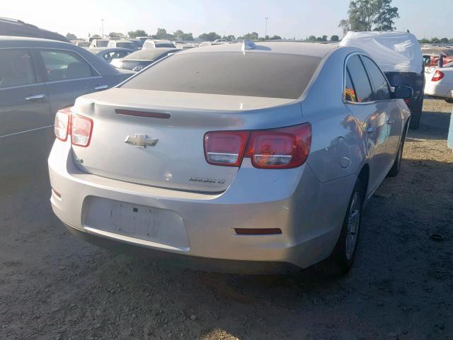 1G11C5SLXFF193384 - 2015 CHEVROLET MALIBU 1LT 银色 照片 4