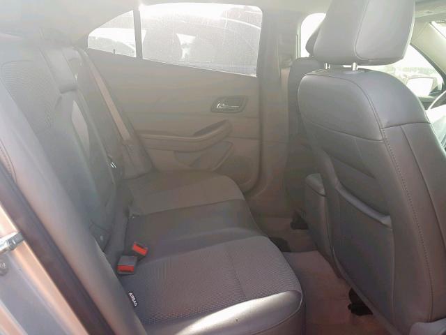 1G11C5SLXFF193384 - 2015 CHEVROLET MALIBU 1LT 银色 照片 6