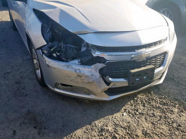 1G11C5SLXFF193384 - 2015 CHEVROLET MALIBU 1LT 银色 照片 9