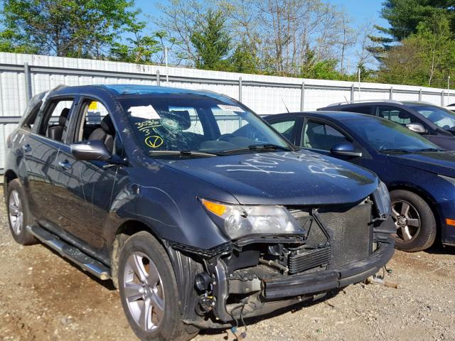 2HNYD2H40BH527104 - 2011 ACURA MDX TECHNO BLACK photo 1
