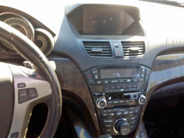 2HNYD2H40BH527104 - 2011 ACURA MDX TECHNO BLACK photo 9