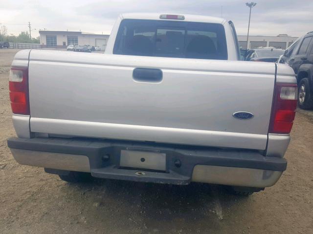 1FTYR10D92PA93595 - 2002 FORD RANGER SILVER photo 6