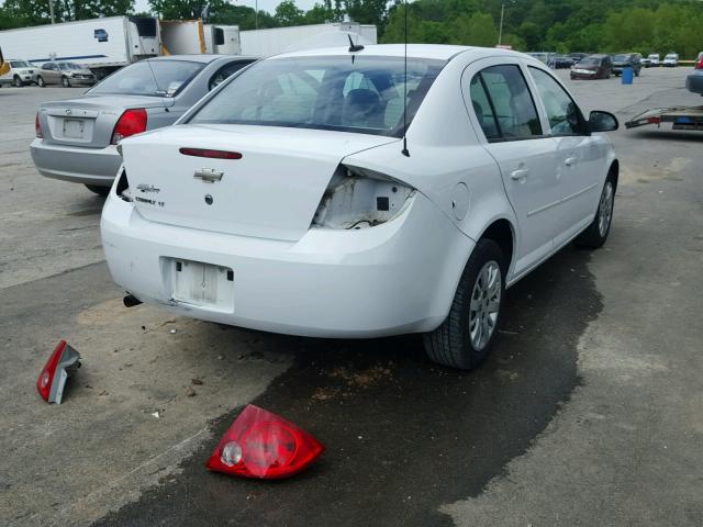 1G1AD5F50A7132556 - 2010 CHEVROLET COBALT 1LT WHITE photo 4