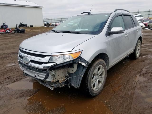 2FMDK4JCXDBA09798 - 2013 FORD EDGE SEL  photo 2