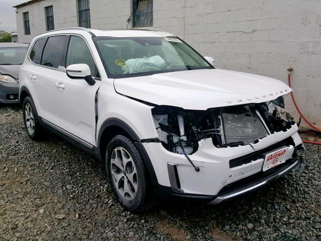 5XYP3DHC5LG002174 - 2020 KIA TELLURIDE WHITE photo 1