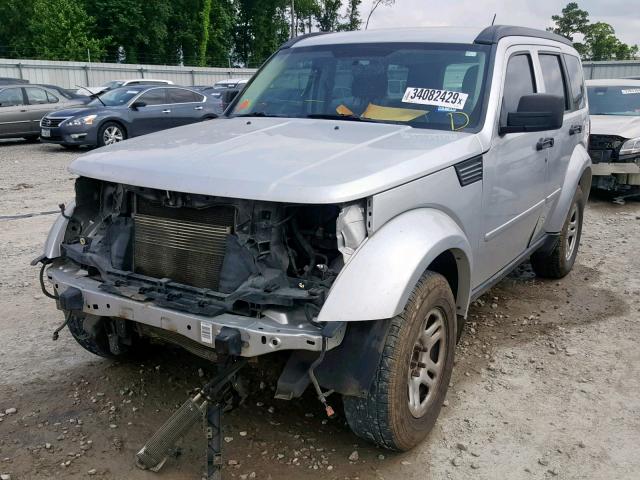 1D4PT2GK6BW536947 - 2011 DODGE NITRO SE SILVER photo 2