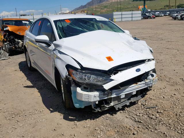 3FA6P0G76JR125522 - 2018 FORD FUSION S WHITE photo 1