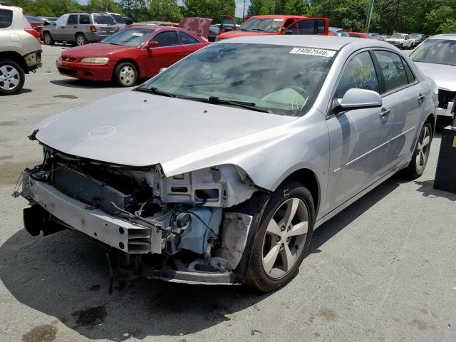 1G1ZC5EU4CF202759 - 2012 CHEVROLET MALIBU 1LT ვერცხლისფერი ფოტო 2