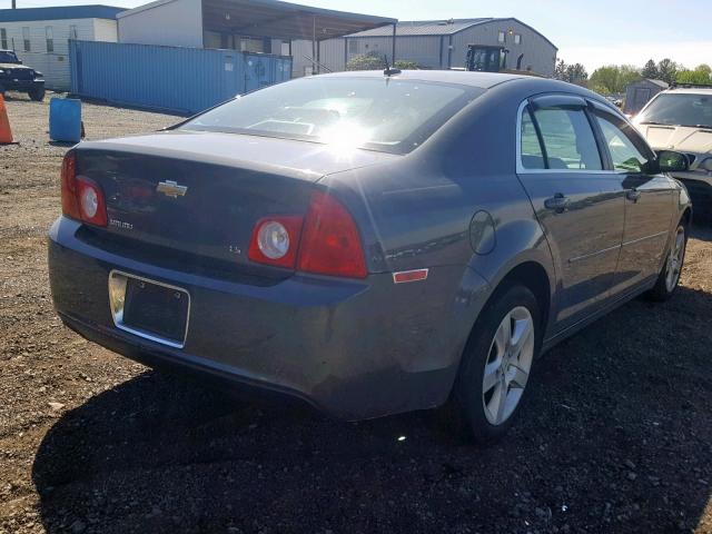 1G1ZG57B89F248507 - 2009 CHEVROLET MALIBU LS GRAY photo 4