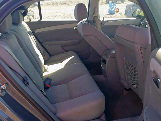 1G1ZG57B89F248507 - 2009 CHEVROLET MALIBU LS GRAY photo 6