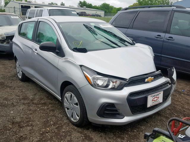 KL8CB6SA0HC829430 - 2017 CHEVROLET SPARK LS GRAY photo 1