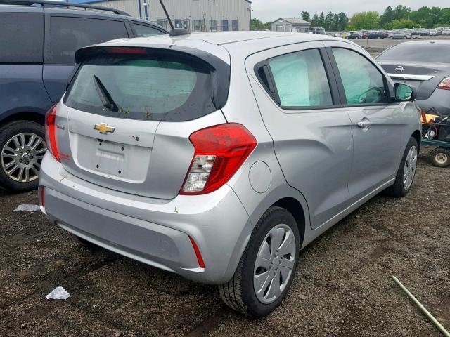 KL8CB6SA0HC829430 - 2017 CHEVROLET SPARK LS GRAY photo 4