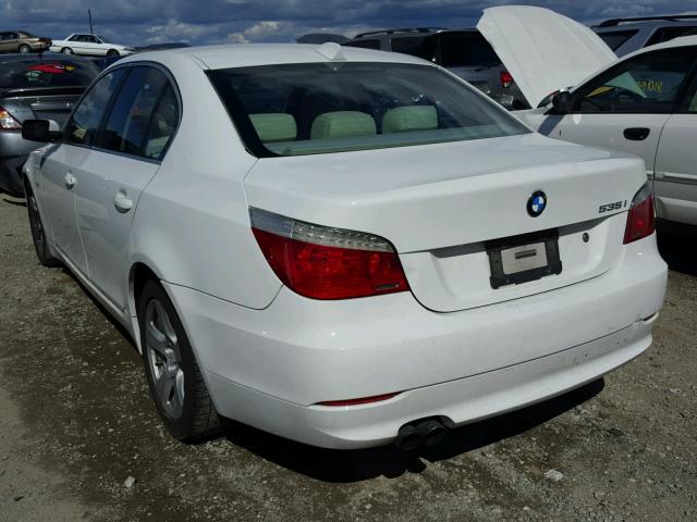 WBANW13508CZ71590 - 2008 BMW 535 I WHITE photo 3