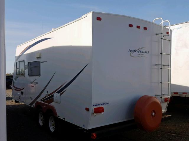 4WYT02E2582904919 - 2008 TRAIL KING TRAILER WHITE photo 3