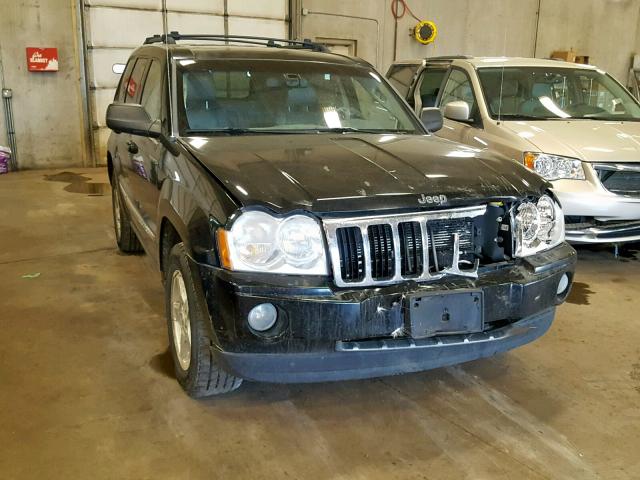 1J4HR58N36C227478 - 2006 JEEP GRAND CHER BLACK photo 1