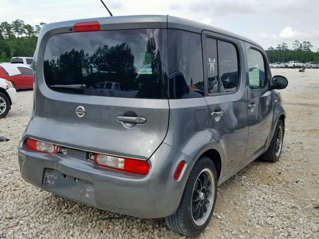 JN8AZ2KR2BT208517 - 2011 NISSAN CUBE BASE GRAY photo 4