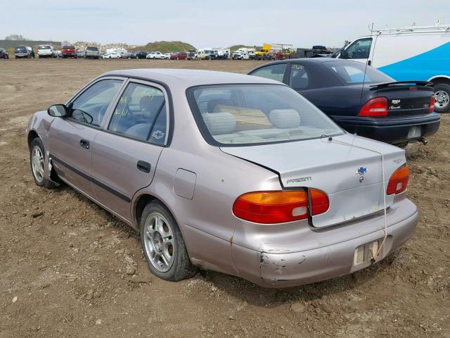 1Y1SK5284YZ405865 - 2000 CHEVROLET GEO PRIZM TAN photo 3