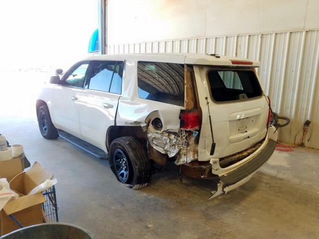 1GNSKDEC4JR215107 - 2018 CHEVROLET TAHOE POLICE  photo 3