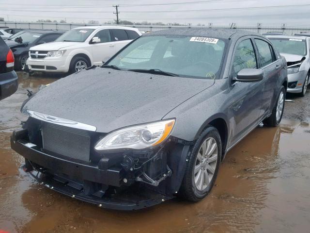 1C3CCBBBXCN164365 - 2012 CHRYSLER 200 TOURIN GRAY photo 2